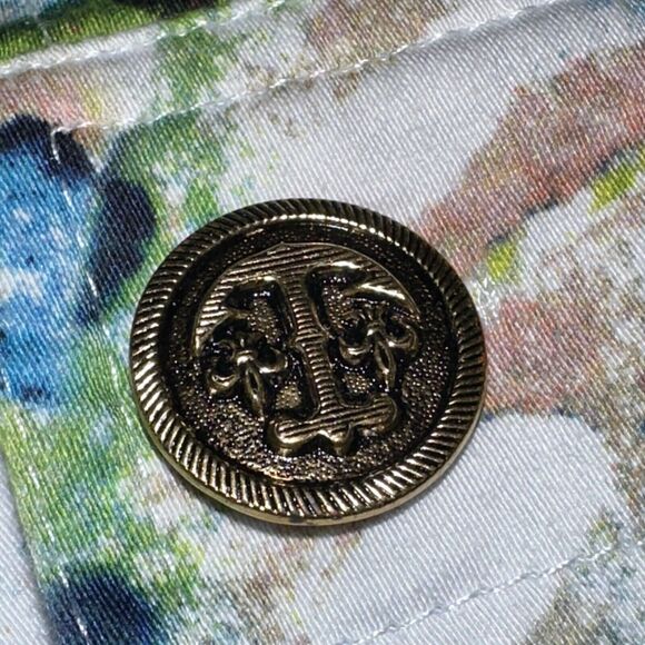 Drapers & Damons Tropical Floral Print Zip Up Jacket Medium - Picture 7 of 8